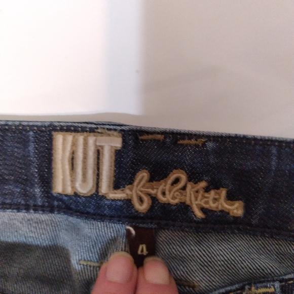 Kut From The Kloth Womens Sz 4 Style Catherine Boyfriend Wash Denim Blue Jeans - Picture 5 of 7